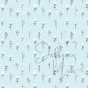 A4 papier (boerderij boeket - babyblauw)