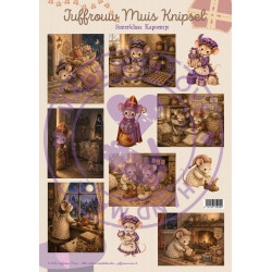 Juffrouw Muis Knipsel - Sinterklaas Kapoentje