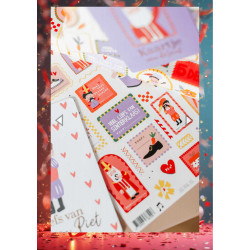 Juffrouw Muis  - Sinterklaas Plakkers - gekleurd