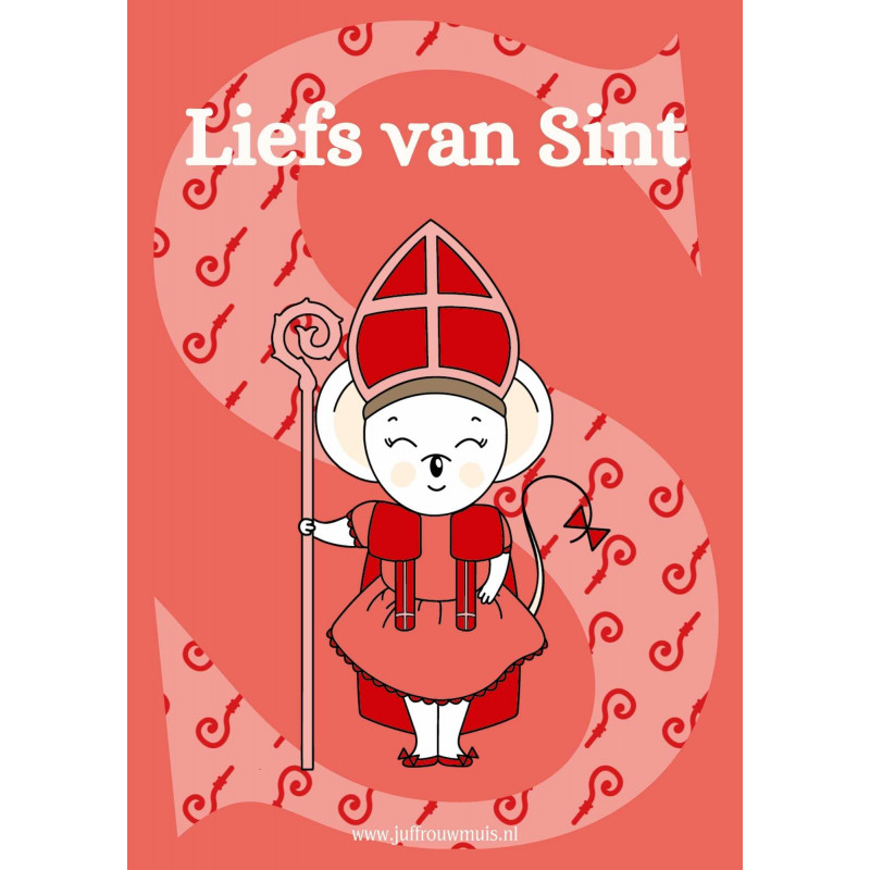 Sinterklaaskaart - Liefs van Sint