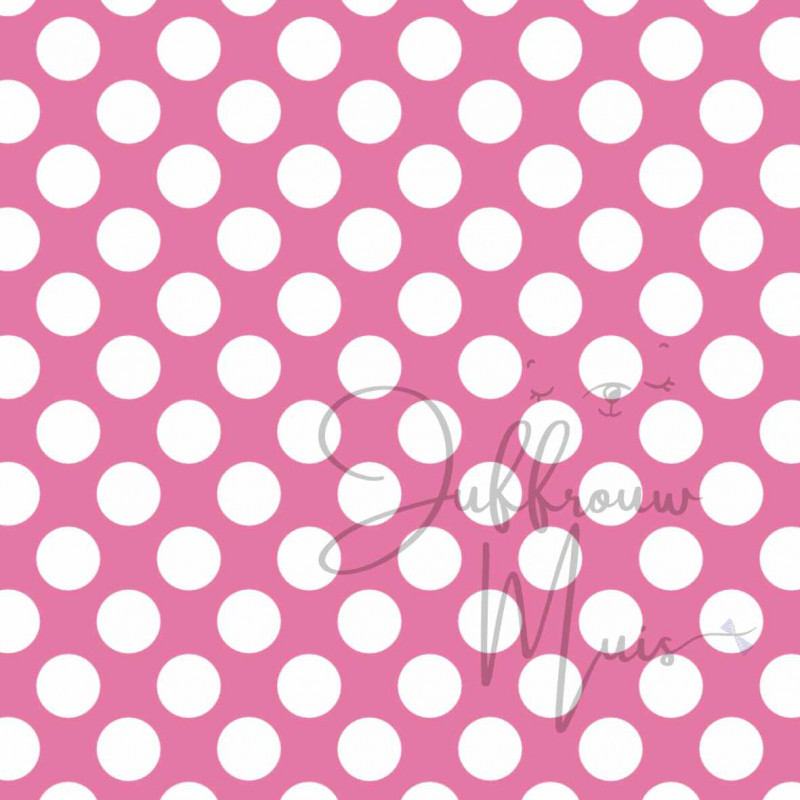 A4 papier (knalrose - grote stip)