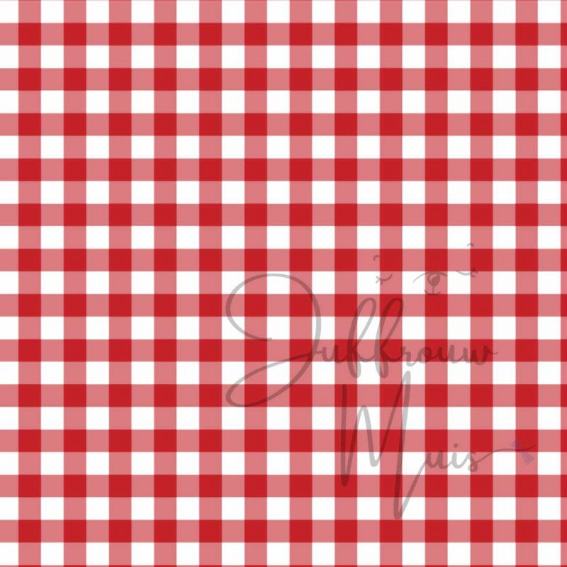 A4 papier (Hollands rood - klein ruitje)
